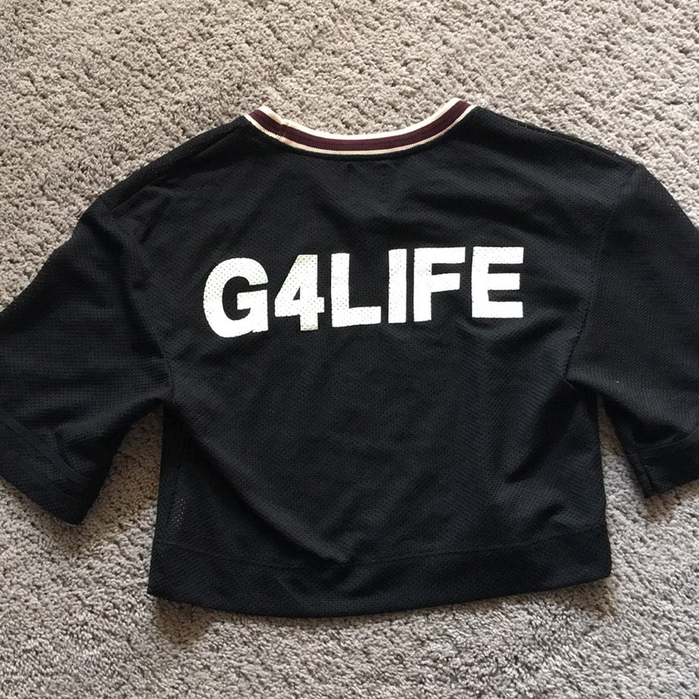 Mesh crop top by Rihanna "G4LIFE"